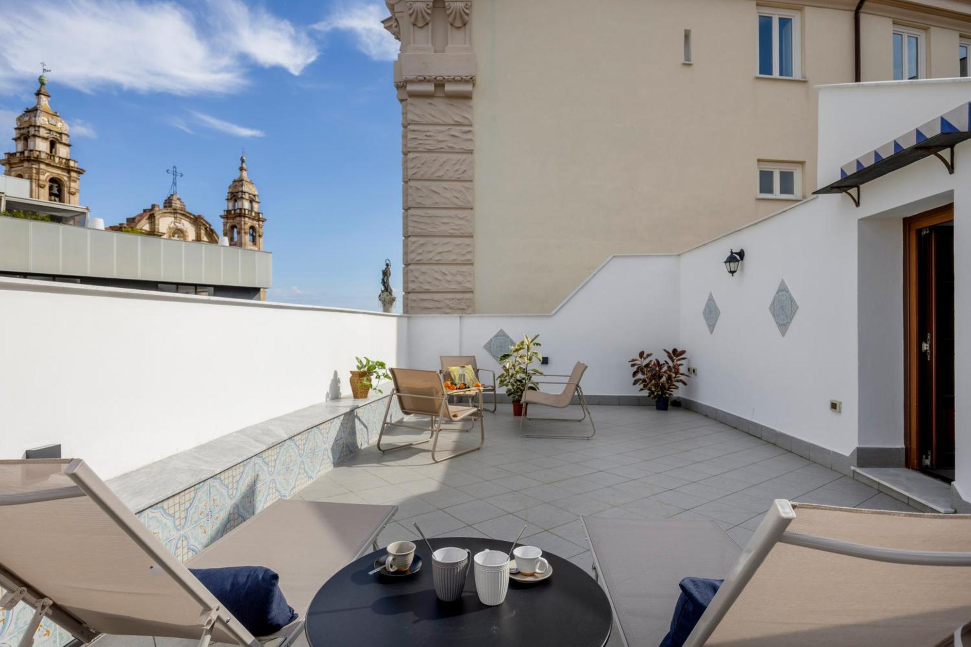 Terrazza San Domenico Apartment Palermo Luaran gambar
