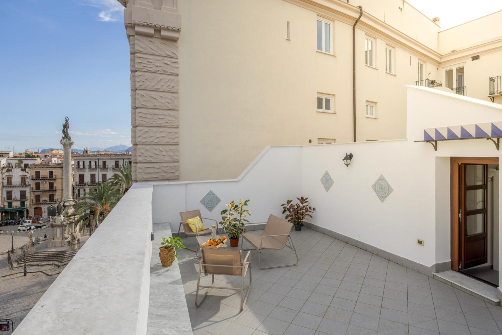 Terrazza San Domenico Apartment Palermo Luaran gambar