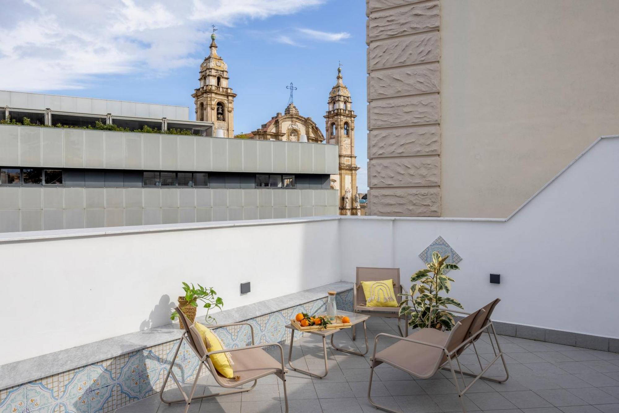 Terrazza San Domenico Apartment Palermo Luaran gambar
